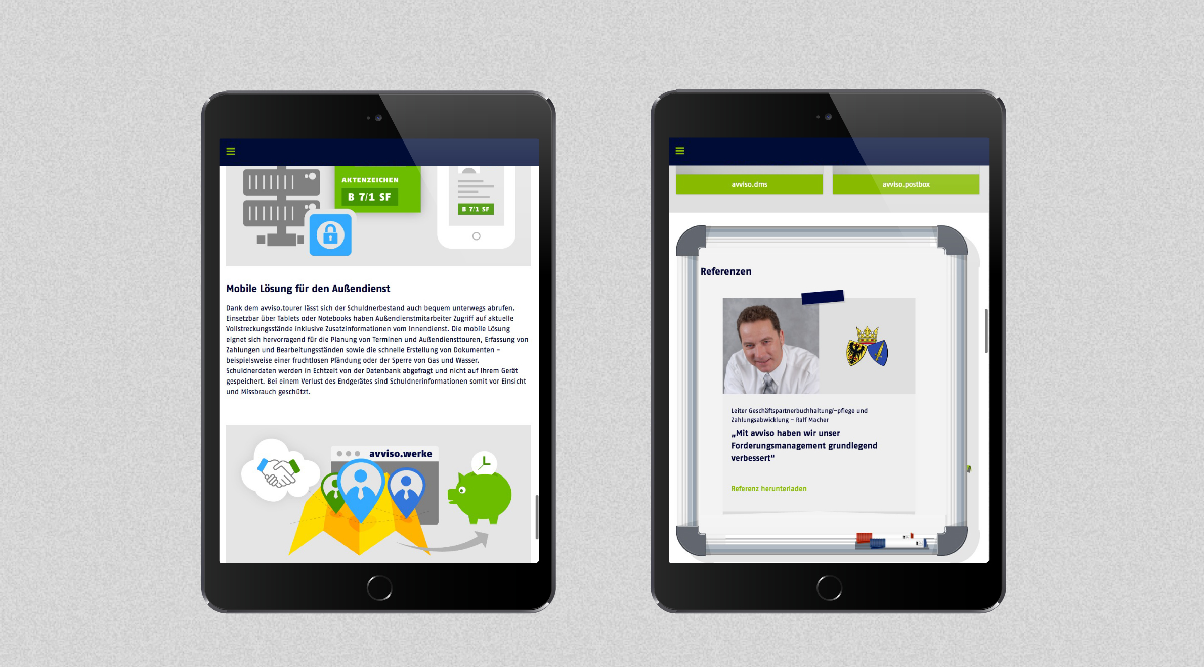 DATAteam GmbH, Website - Tablets