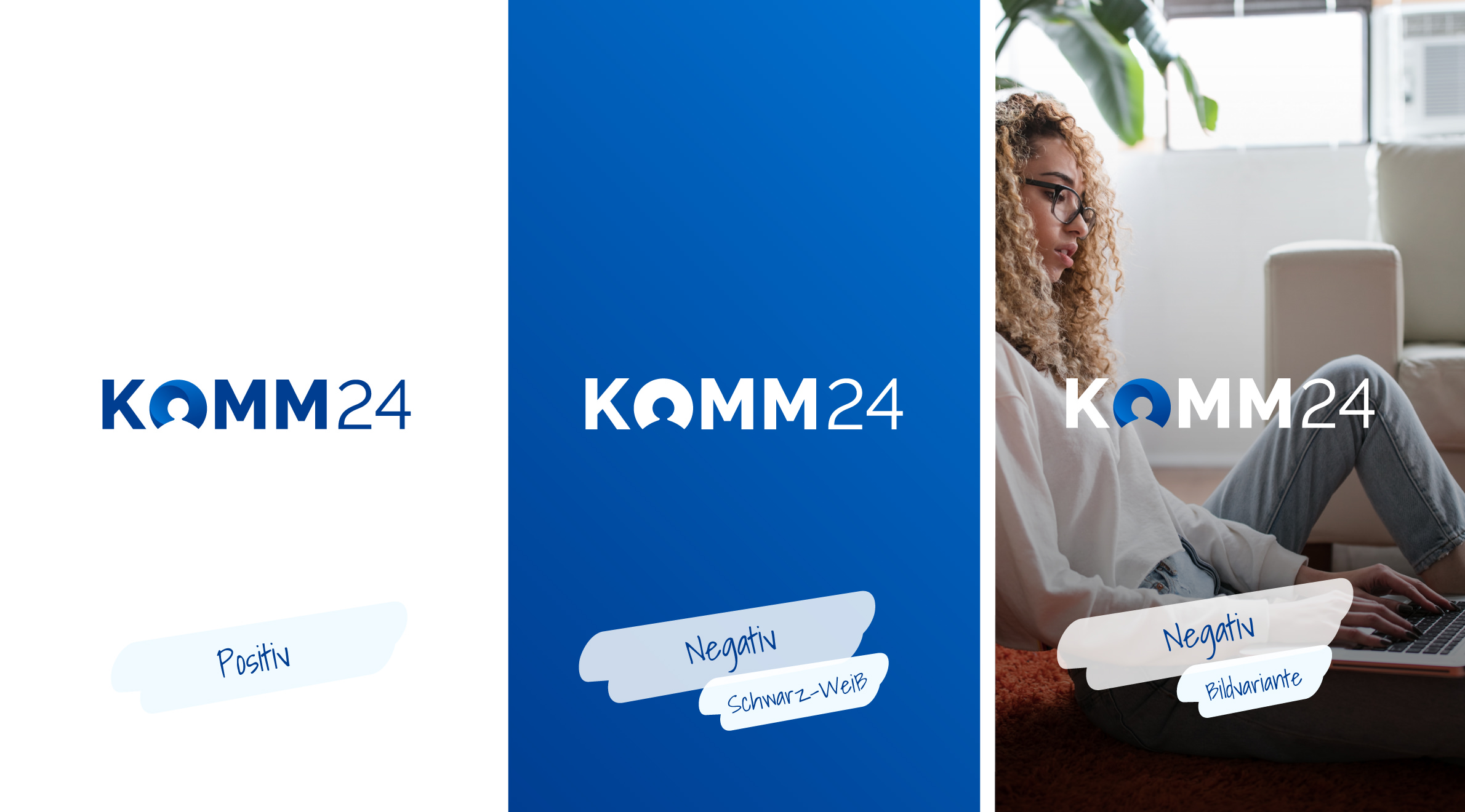 Komm24, Logo - Varianten