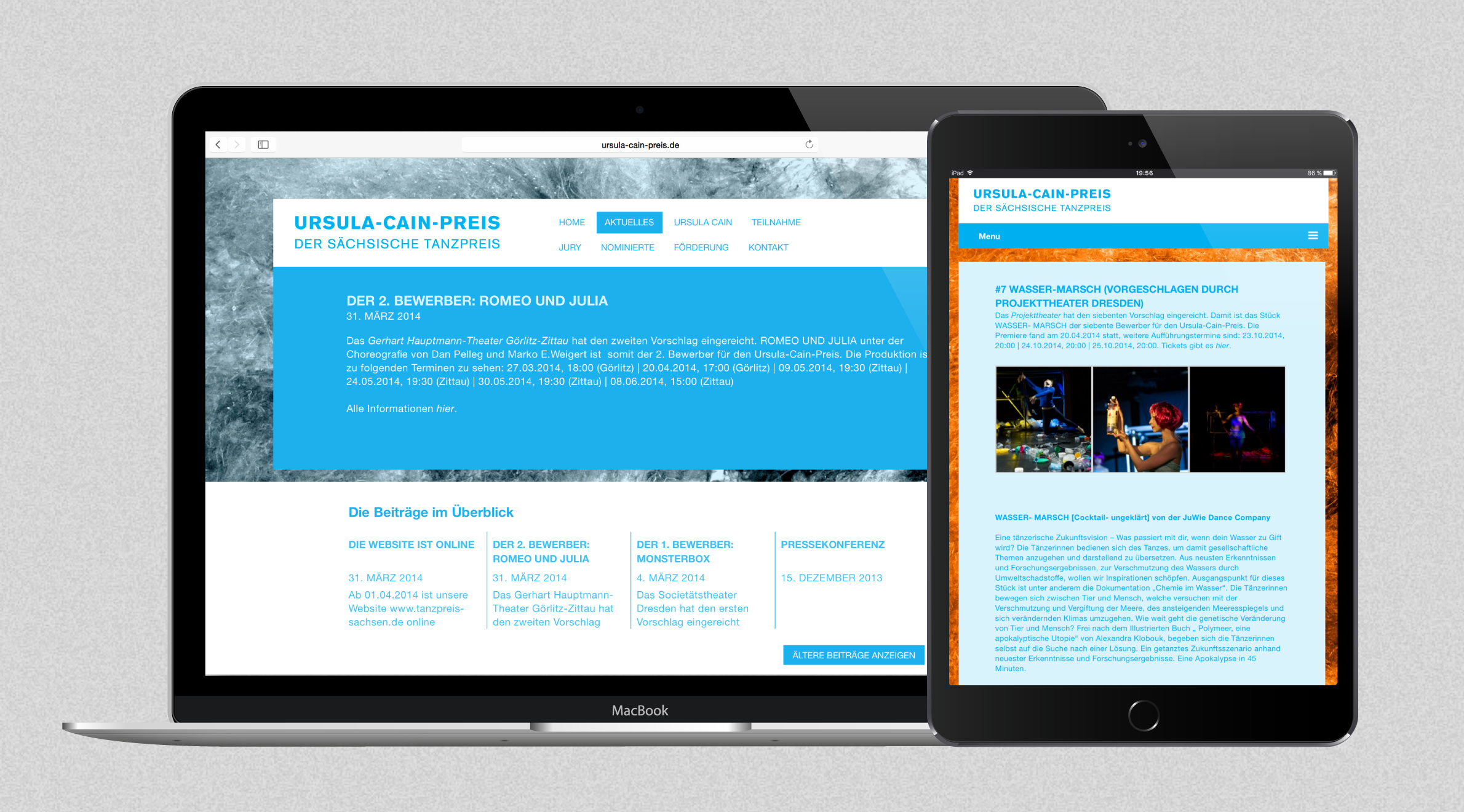 LOFFT – Das Theater, Website - Desktop | Tablet
