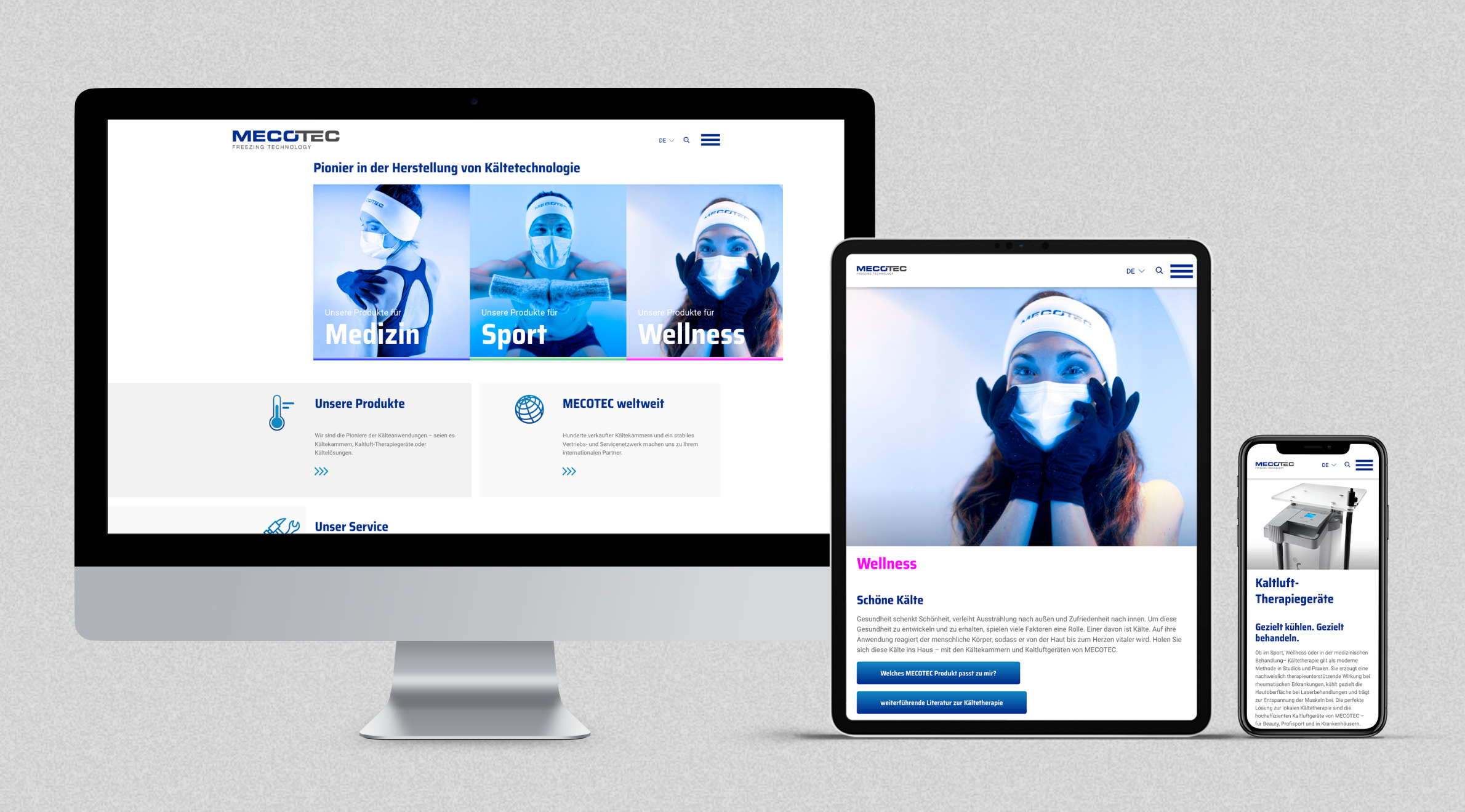 MECOTEC, Website - Responsive Webdesign