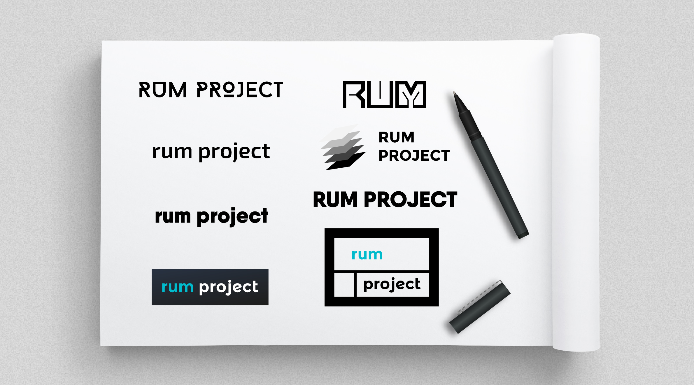 RuM Project, Logo - Entwurfsphase