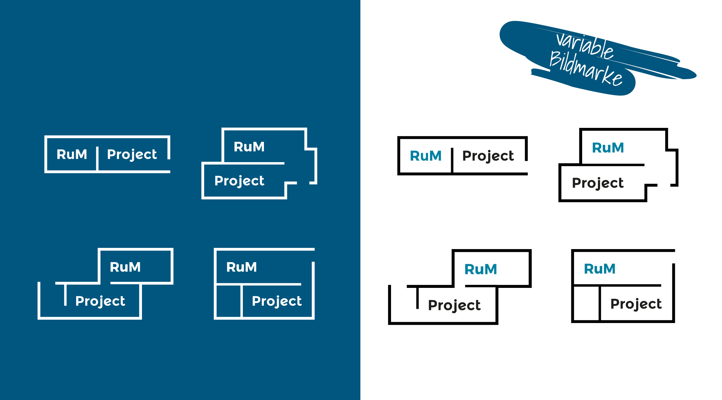 RuM Project, Logo - Varianten