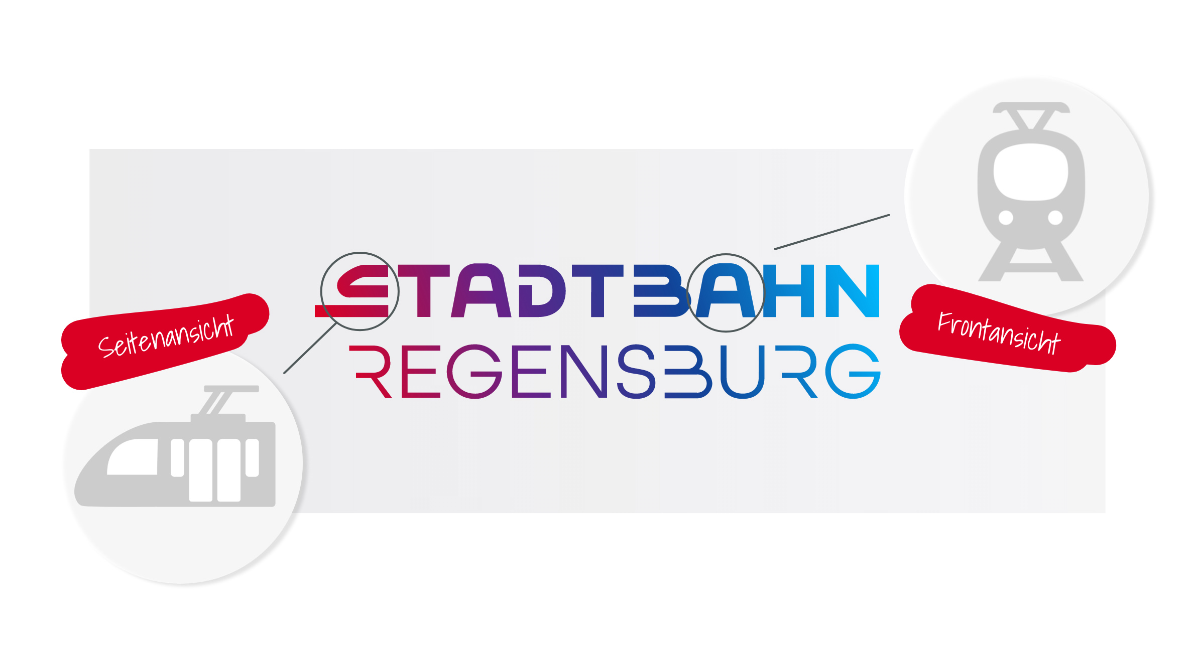 Stadtbahn Regensburg, Logo Entwicklung