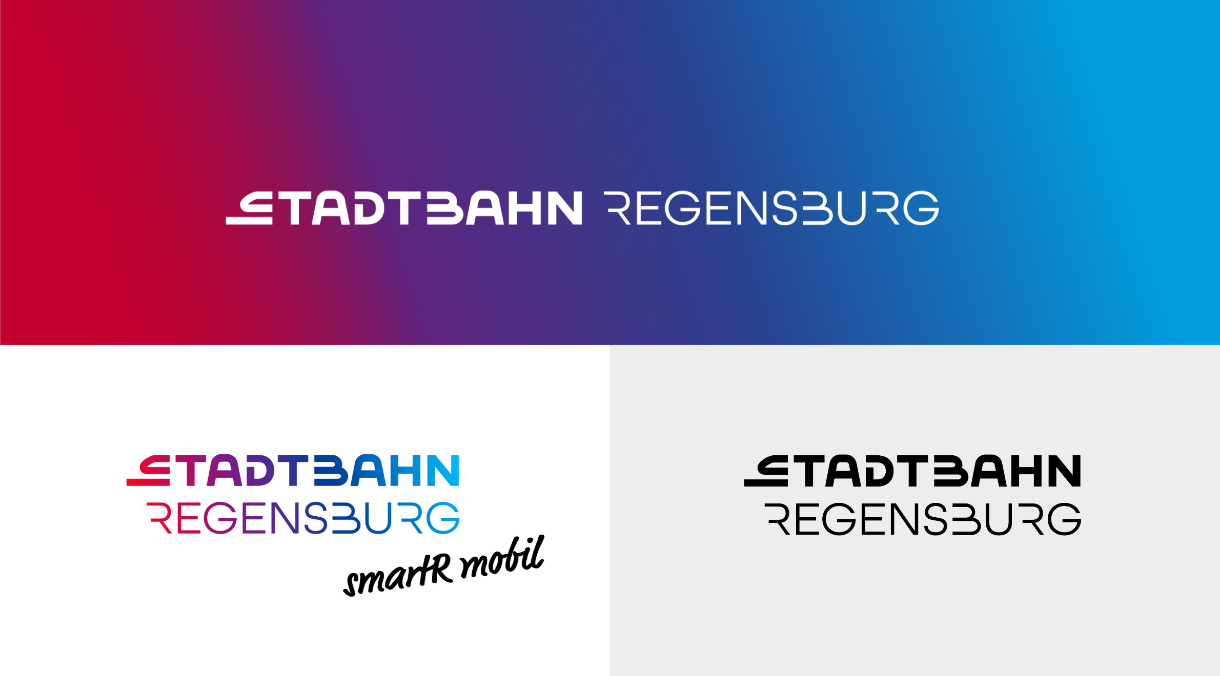 Stadtbahn Regensburg, Logo Varianten