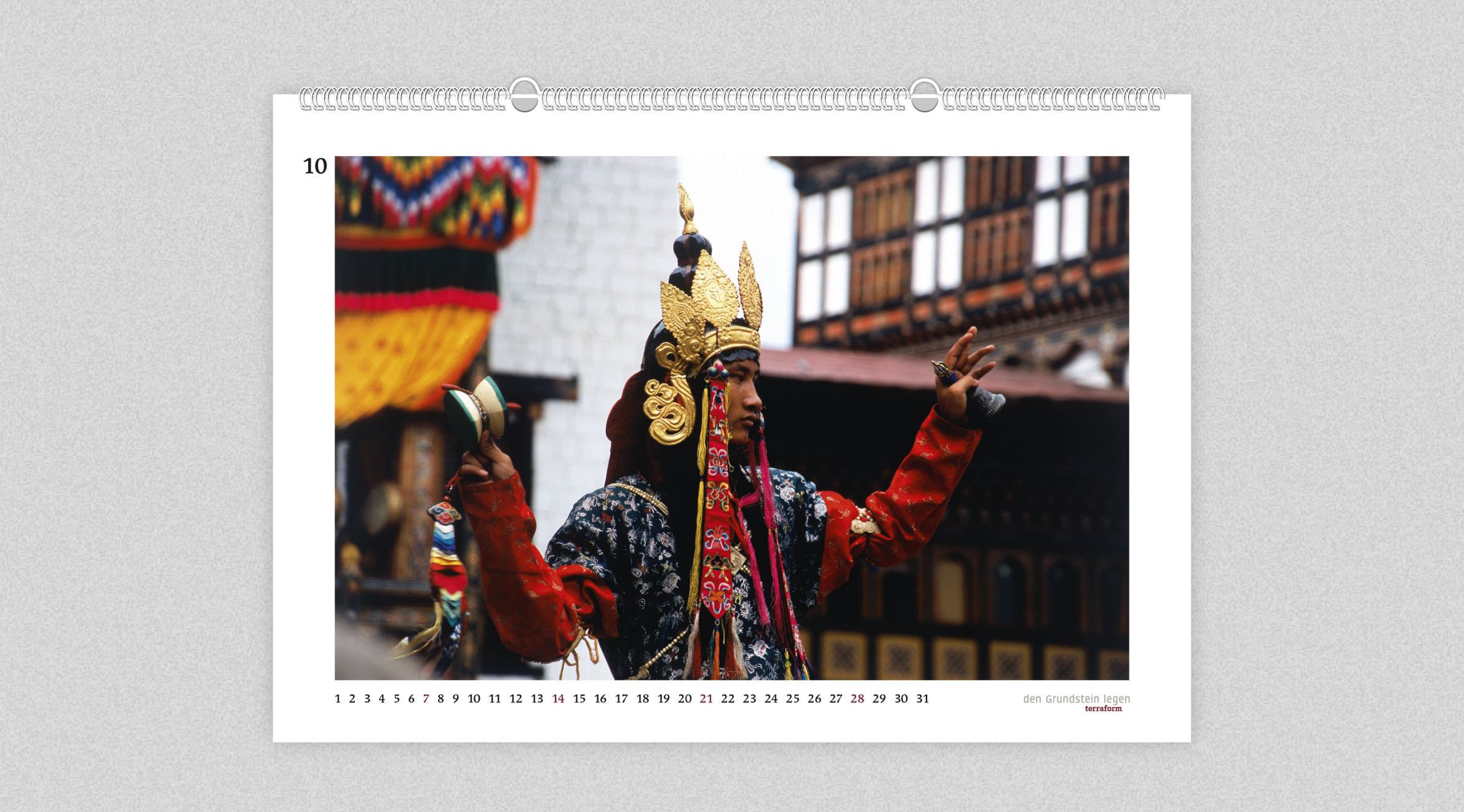 Terraform, Kalender - 2012 | Bhutan