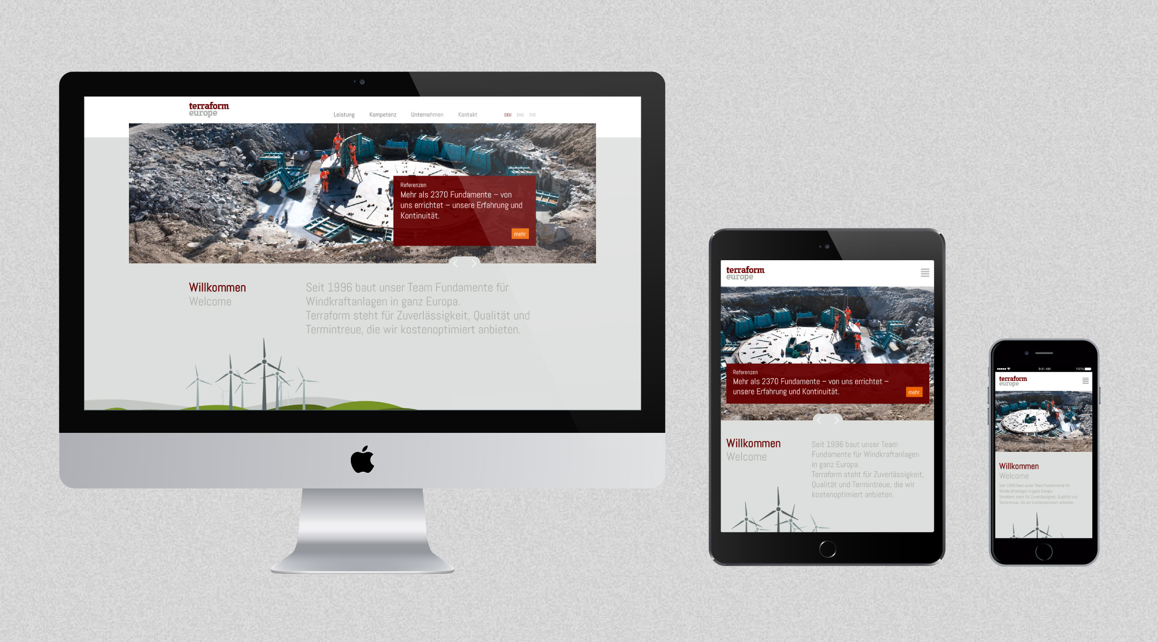 Terraform, Website - Responsive Webdesign