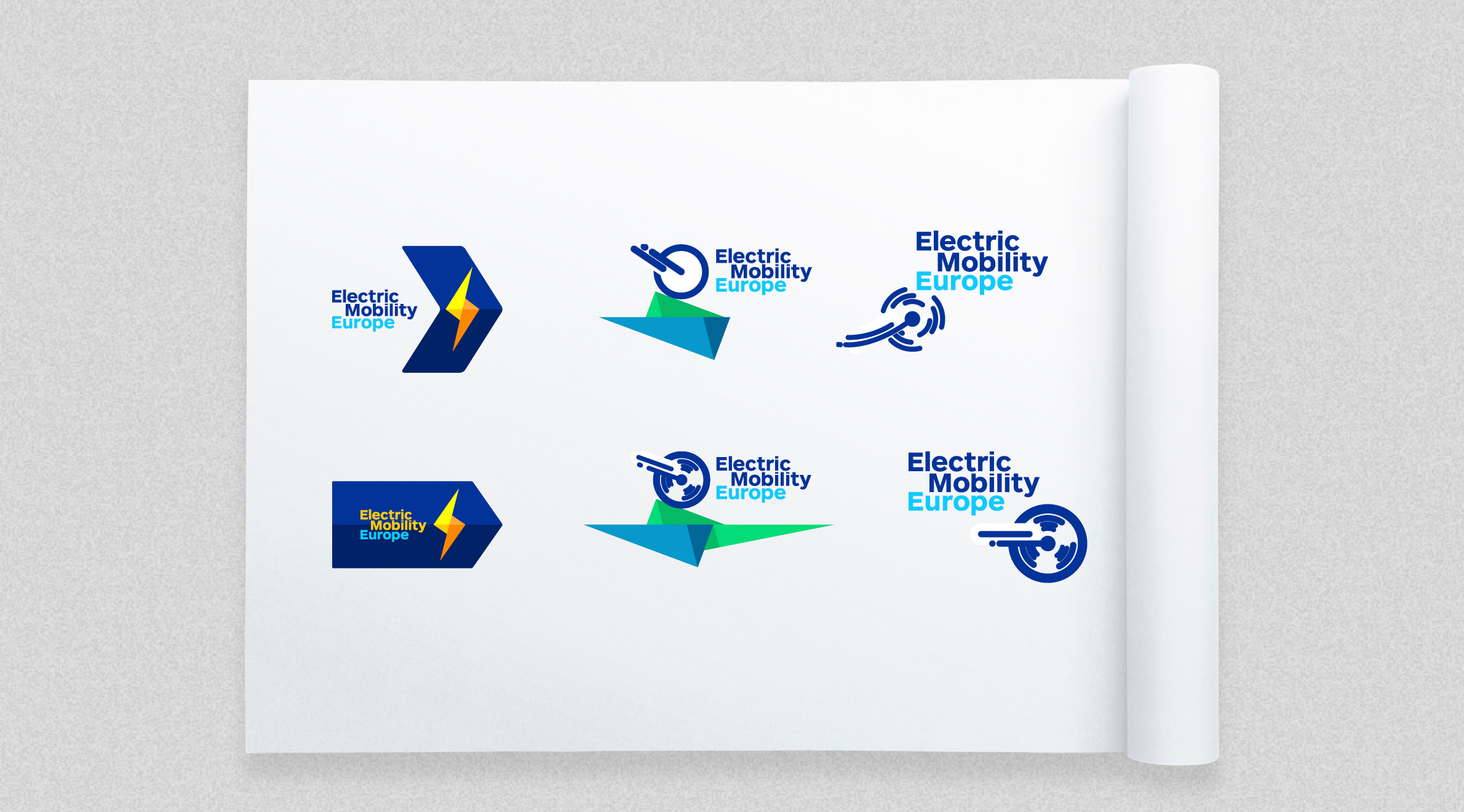 TÜV Rheinland Electric Mobility Europe, Logo - Entwurfsphase